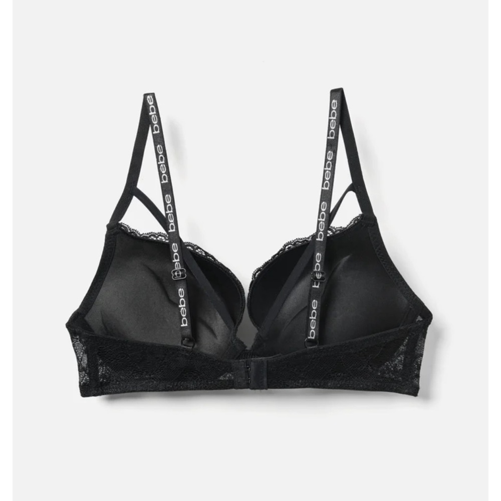 • Bebe Lace Rhinestone Bra - Picture 3 of 9